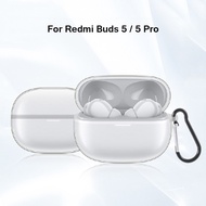 Clear Soft Silicone Crystal TPU Case For Redmi Buds 5 Buds5 Pro 5Pro Buds5Pro TWS Earphone Cover Cha