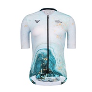 MONTON Jersey Women Short Sleeve Waterflow