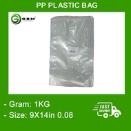 PP PLASTIC BAG / 9X14 inch/ JCP0012 / JCP/ 1KG