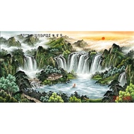 DL688 Wall Decoration Mural-Cornucopia Calligraphy and Painting Living Room Bedroom Office Decoratio