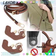 LAY Genuine Leather Strap Women Transformation Replacement Crossbody Bags Accessories for Longchamp