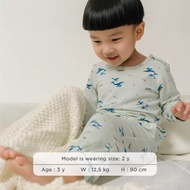 Little Palmerhaus Kila Kids Summer Pjs Long Sleeve Kids Pajama Set