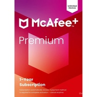 McAfee+ Premium Individual Unlimited Devices | AntiVirus Software 2026 for Windows PC & Mac, AI Scam