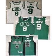 new man Boston Celtics 9 Rajon Rondo embroidery basketball jersey