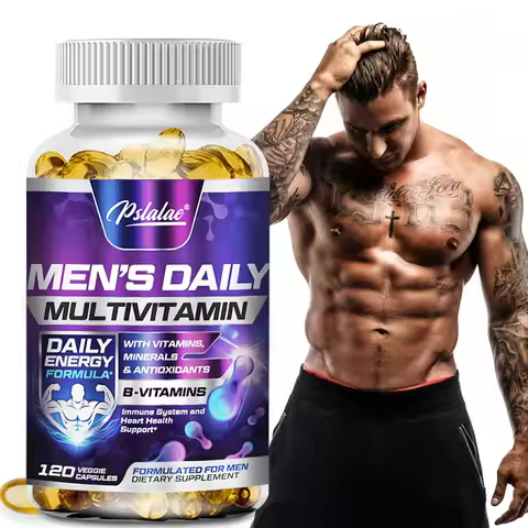 Men's Multivitamin Supplement - Supports Men's Multivitamin with Vitamins A, C, D, E & B12, Zinc, Ca