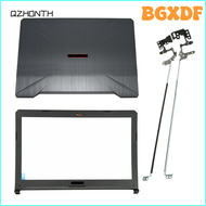 BGXDF Laptop New For Asus TUF Gaming FX504 FX504G FX80 FX80G LCD Back Cover &amp; Front Bezel &amp; Hinges HYSEH