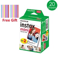 【หมดอายุ 07/2023 ฟิล์มโพลารอยด์ Fujifilm Instax Mini Film - Mini 7s 8 9 11 40 Liplay (20 แผ่น)