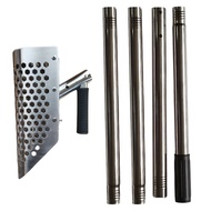 【LADY】Heavy Duty Long Handle Sand Scoop - Stainless Steel Rake for Easy Beach Metal