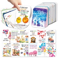 50pcs Motivational Positive Affirmation Cards With Inspirational Quotes, Quote-Filled Note Cards For