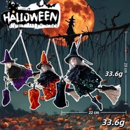 Halloween Witch Hanging Decoration Flying Doll Spooky Garden Yard Haunted House