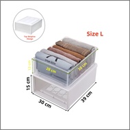 Johor Seller | Stackable Storage Box Multipurpose Plastic Wardrobe Drawer Rack