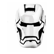 Mens Jewelry Huge Iron Man Ring Titanium Steel - Cincin Pria - Silver