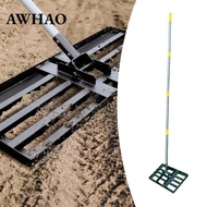 [AWHAO] Lawn Leveling Rake with Long Handle, Effortless Landscaping Leveling Tool, Lawn Leveling Too