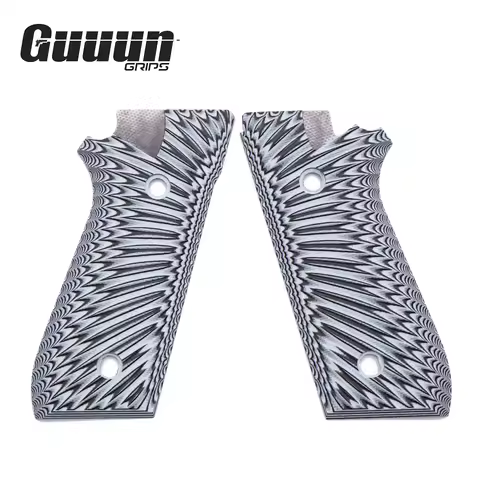 Guuun G10 Grips for Taurus PT92 Starburst Texture Compatible with PT99 PT100 PT101 and Decocker - 6