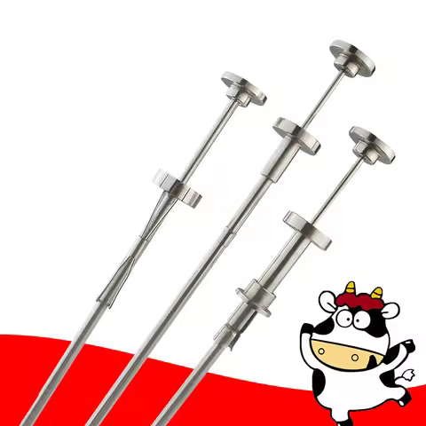 Jiang's cows are bred using a sperm gun, artificial insemination is improved, and semen injection is