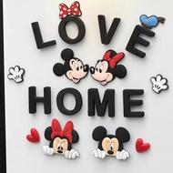 8.20-Creative Magnetic Letters home Cartoon Anime Refrigerator Stickers Happy Family love Couple Ent