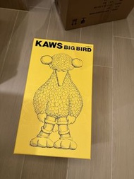 全新 現貨 KAWS Big Bird 13吋搪膠公仔 Sesame Street  芝麻街