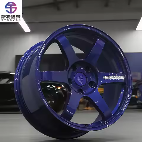 Volk Racing Sports Racing Car Forged Te37 Alloy Wheels 5x114.3 18-22 Inch Matte Black Finish New Con