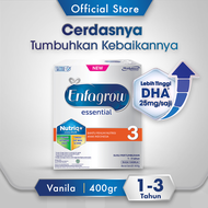 Enfagrow Essential 3 Susu Formula Anak 1 - 3 Tahun Vanila 400 gr