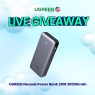 [8.25 UGREEN Live Giveaway] UGREEN Nexode Power Bank 30W 20000mAh