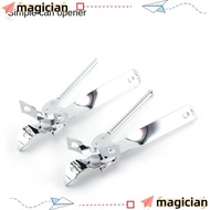MAGICIAN Food Can Opener, Multifunctional Manual Tin-Opener, Durable Stainless Steel Bottle Opener F