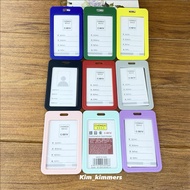 Slide ID Case Id protector school id case Plain color id cover