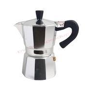 By Scanproducts หม้อต้มกาแฟสด เอสเพรสโซ่ ขนาด 3 ถ้วย หรือ150ml. Coffee Maker Moka Pot 3cup Premium Aluminum