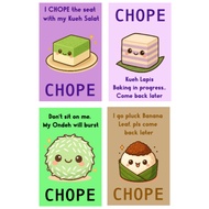 CHOPE CARD -  Chope Yr seat at Hawker Centre  *Kueh Kueh Series*