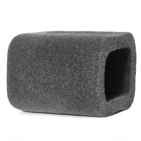 1pcs Replacement Mic Windscreen Cover Noise Reduction Flocked Sponge Foam Microphone Muff Windproof 