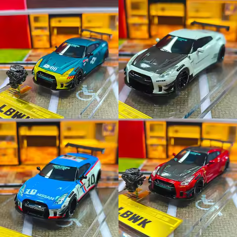 IG 1:64, gtr r35 lbwk lb works 35gt-rr new product in stock, resin static miniature simulation car c