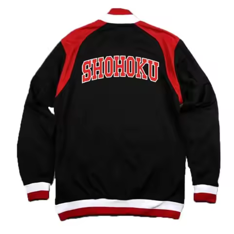 w,3;f'5\b/Slam Cosplay Shohoku Costume Dunk Jacket Jersey Akagi Miyagi Sakuragi Rukawa Mitsui Basket