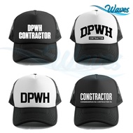 DPWH Contractor truckers cap baseball cap mesh cap snapback