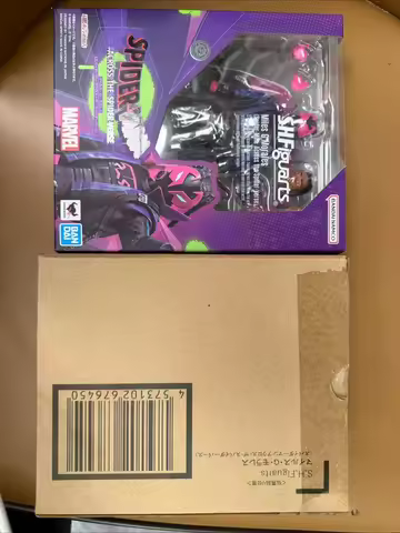 Original Bandai S.H.Figuarts SHF Spiderman Miles G. Morales Action Figures Spider Man Across The Spi