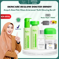 Paket Reglow Skincare Dr Shindy Original BPOM Free Pouch dan Masker Wajah Skincare Glowing Penghilan