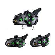 Intercom D2-6X Helmet Headset Bluetooth 1000m Music Sharing 6 riders motorcycle Mesh 1000m group int