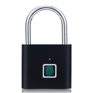 Rechargeable Smart Lock Keyless Fingerprint Lock Waterproof Anti Theft Security Padlock Door Luggage Lock