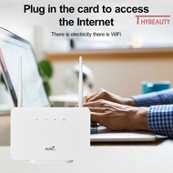 Thybeautysdf Wireless Router with Sim Card Slot Wide-coverage 300Mbps External Antenna EU Plug