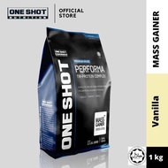 [SALES] One Shot Performa Mass Grainer Tri Protein Complex 1kg Vanilla