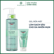 Gel Rửa Mặt Eucerin Cho Da Nhờn Mụn Eucerin ProAcne Solution Cleansing Gel Hasaki Sản Phẩm Chính Hãn