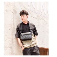 Túi Đeo Chéo Da Ipad Kiểu Ngang Caro Xanh C13 Shalla