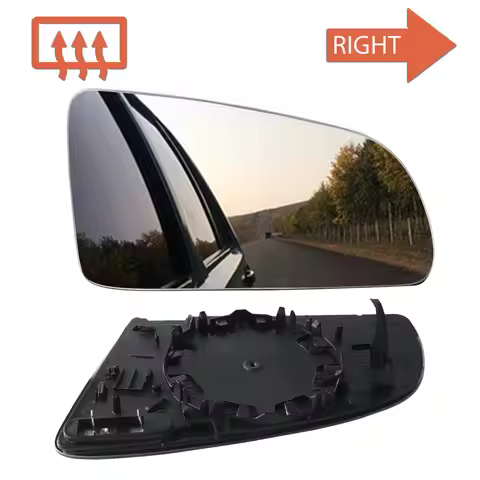 Door Wing Mirror Glass Heated Convex Right Hand Side For Audi A4 B6 A3 8P A6 4F