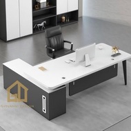 3554 Table 轉角辦公桌 L-Shaped Office Desk 電腦枱 老板桌 L型電腦桌 寫字台 L型辦公枱 Table 轉角書枱 辦公枱 L型書枱 學習寫字桌 工作桌 辦公室桌 大班桌