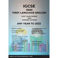 🌐IGCSE Past Year Papers📝| First Language English 0500📗📘📙| Year 2022📆