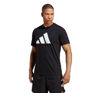 adidas Gym & Training Train Essentials Feelready Logo Training Tee Men Black IB8273