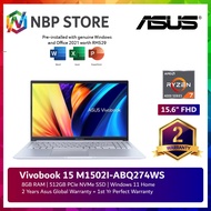 Asus Vivobook 15 M1502I-ABQ274WS 15.6'' FHD Laptop Icelight Silver ( Ryzen 7 4800H, 8GB, 512GB SSD, 