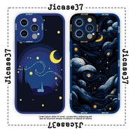 Jicase Starry Night Van Gogh square edge iphone case 6plus/6s/6splus/7/7plus/8/8plus/x/xs/11/12/pro/