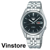 [Vinstore] Seiko 5 SNK361 Automatic Black Dial Stainless Steel Men Watch SNK361K SNK361K1