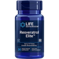 in stock Life Extension Resveratrol Elite Reverse Age Resveratrol and Quercetin 30 tablets
