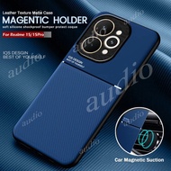 Realme 15 Pro 5G Case Magnetic Holder Leather Armor Shockproof Phone Cases For Realme 15T 15 Pro 15P
