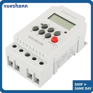 XUESHANN Digital Timer, 12V LED Timer Switch, Portable 25A 50/60Hz 110V Electrical Device Timer Elec